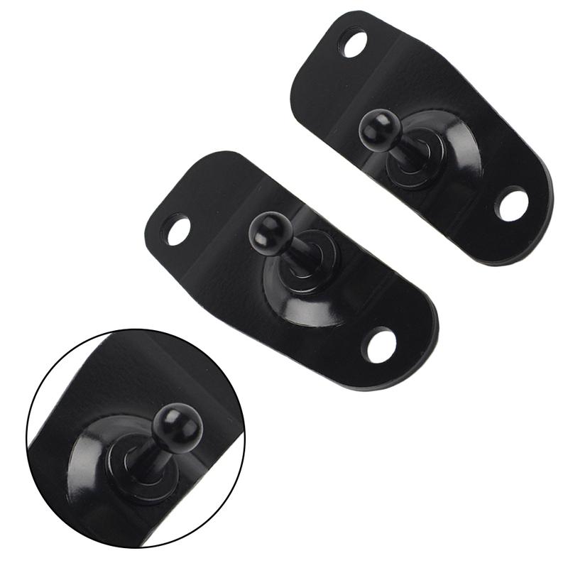 Parts Bracket Replacement Steel Tailgate Power Strut Bracket Accessories Black Fittings LH+RH Left + Right 1Pair