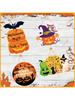 1PC Halloween Party Decoration Festival Theme Pumpkin Scene Door Wall Hanging Props (Bats, Pumpkins
