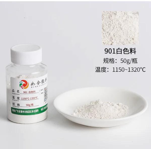 50g/flacone Pigmenti Ceramici Sottosmalto per Smalti Dipinti a Mano Pigmenti Ecologici per Temperature Medie e Alte