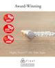 final C106 Silver Cord High Transmission MMCX TRS Cable, High-Purity OFC, Speed, (3.5mm 3-pole)