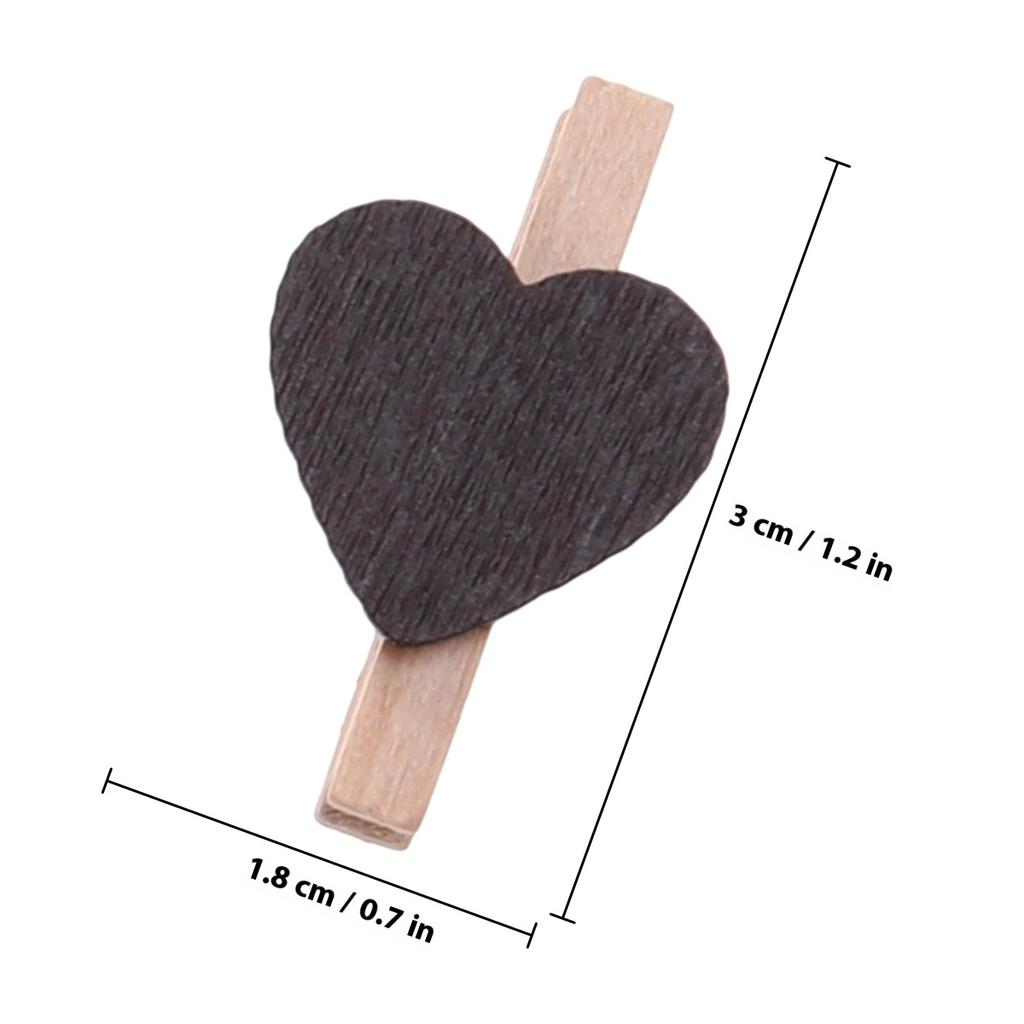 50 Stück Kleine Holzklammern Herz Fotoklammer Für Fotos Notizen Kunstwerke Ausstellung Zuhause Büro Hochzeitsdekoration Basteln Scrapbooking