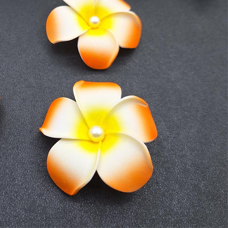 Simulated Colored Egg Flower Hair Clip Headpiece Cross-border Spot 4-11cm Beach Tourism Vacation Dai