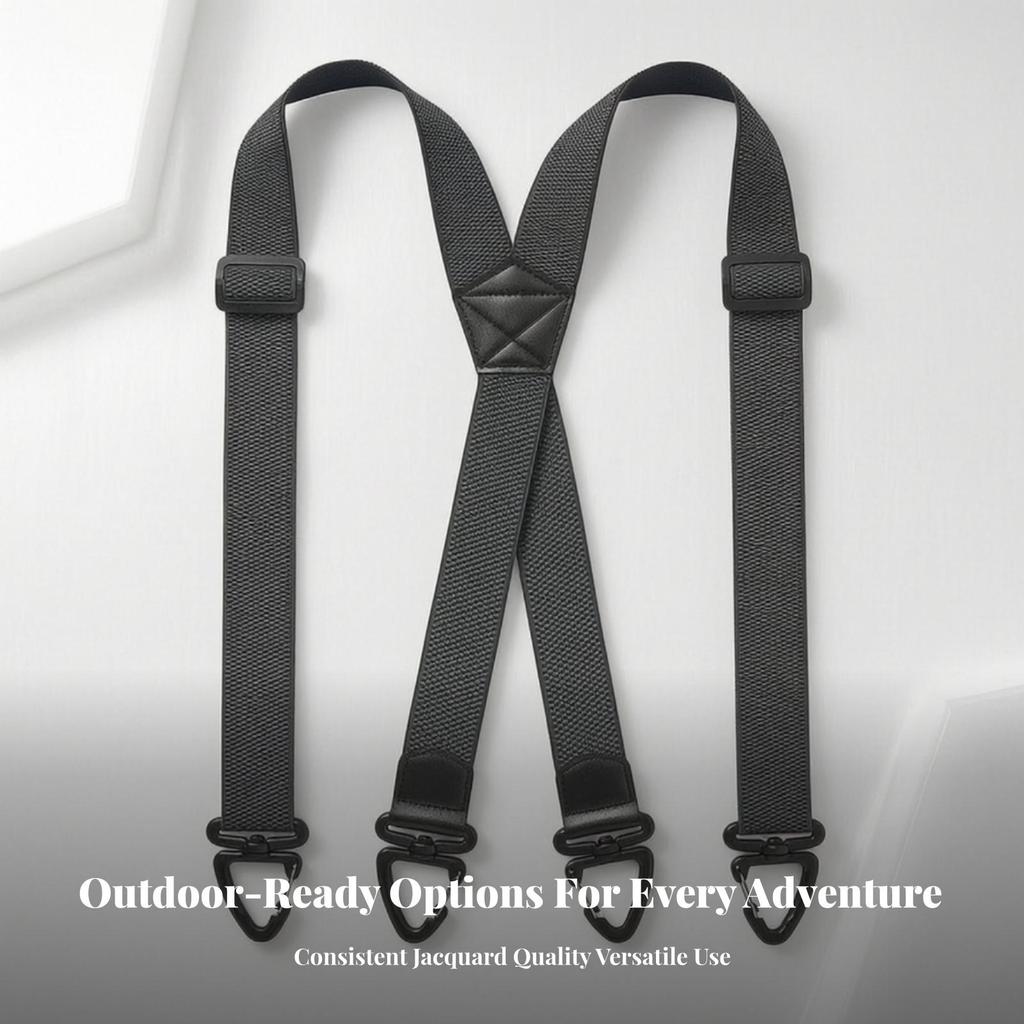 Adjustable Outdoor Suspender Harness Unisex YShaped Hiking Suspenders for Hikers,