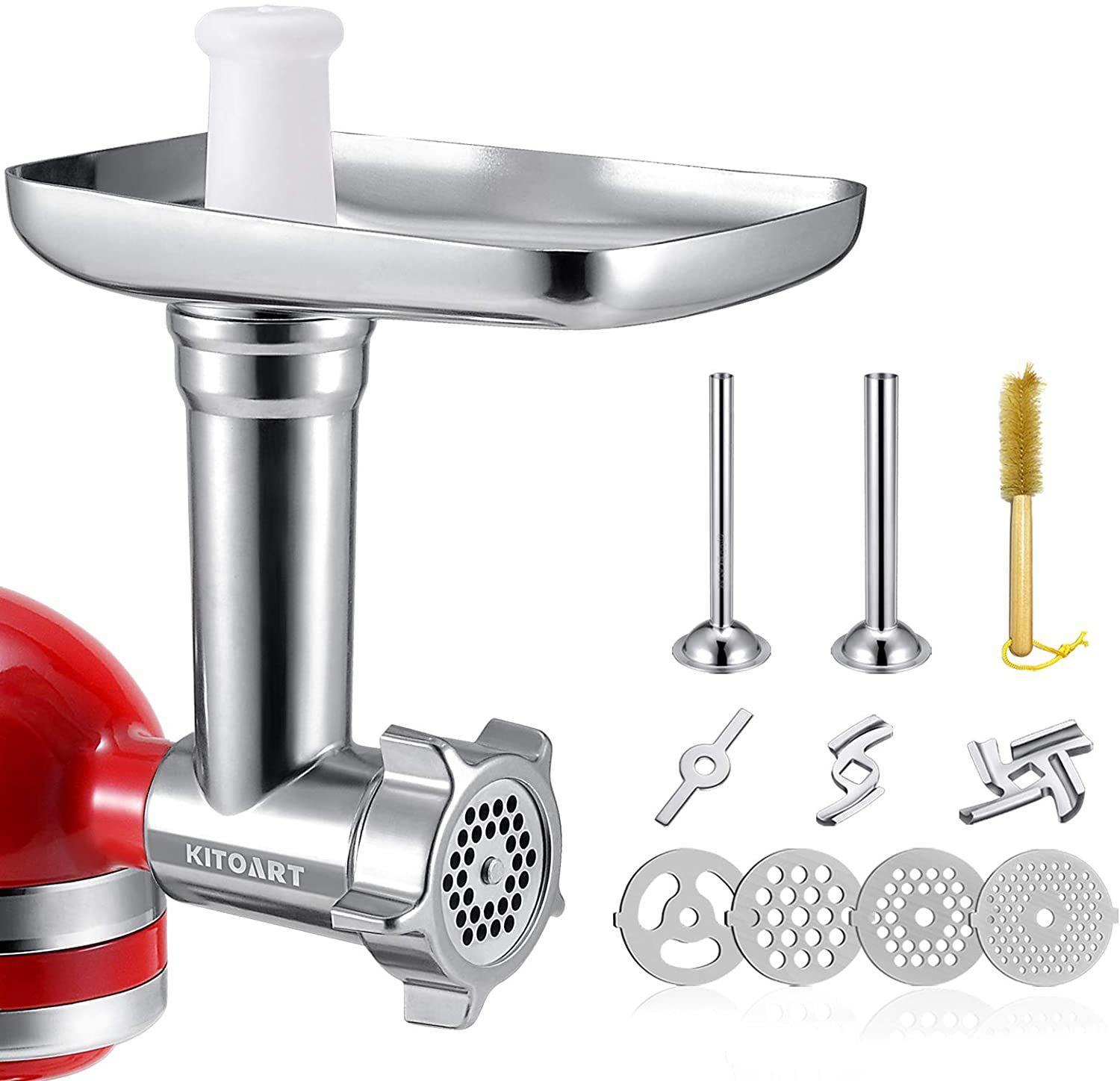 Металлические насадки для мясорубки для всех кухонных комбайнов KitchenAid и Cuisinart серии SM-50, мясорубки, насадка для приготовления колбас