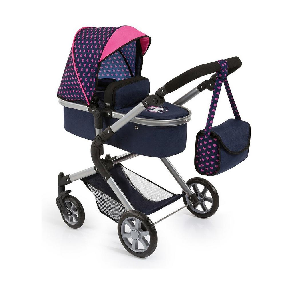 Doll Stroller Reig Combi Neo Pro Navy Blue 63 Cm