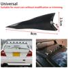 10pcs universal plutonium rear roof shark fins spoiler wing kit car roof spoiler bumpers shark fin diffuser vortex generator