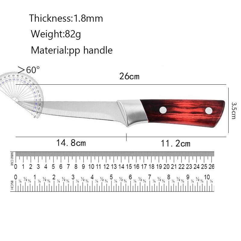 Stainless Steel Fishing Knife Sushi Knife Kitchen Bone Fruit Vegetables Cutting Knives