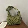 Casual Polka Dot Shoulder Bags Large Capacity Adjustable Strap Crossbody Bags Bow Underarm Bags