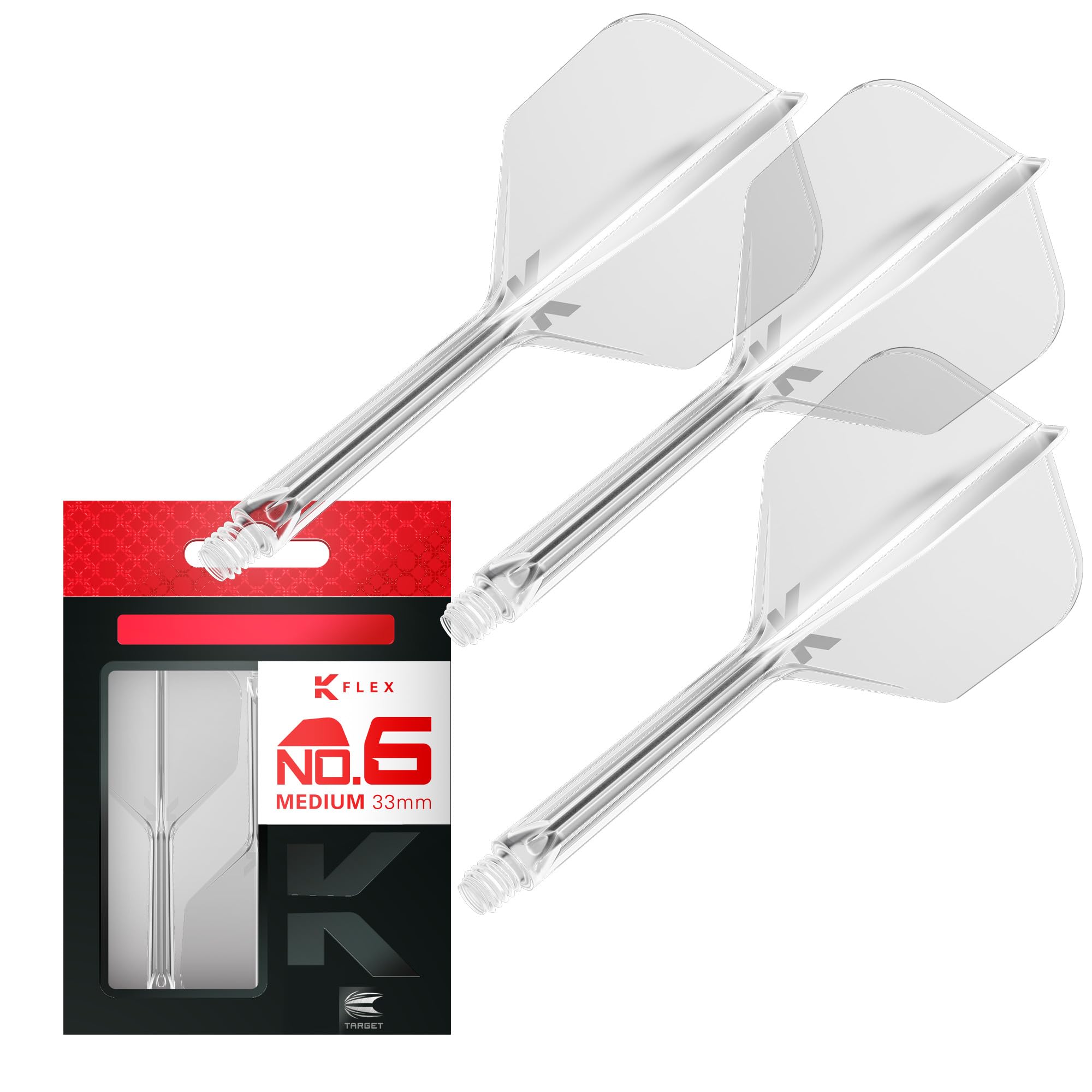 

TARGET FLIGHT K-FLEX SHAPE/NO6 (33mm MEDIUM, Clear)