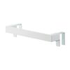 Towel Hanger Bar, White, Approx. W19cm X D6-7cm X H4cm, Adjustable Plate, Fits Door Thickness, Towel Rack, 4748