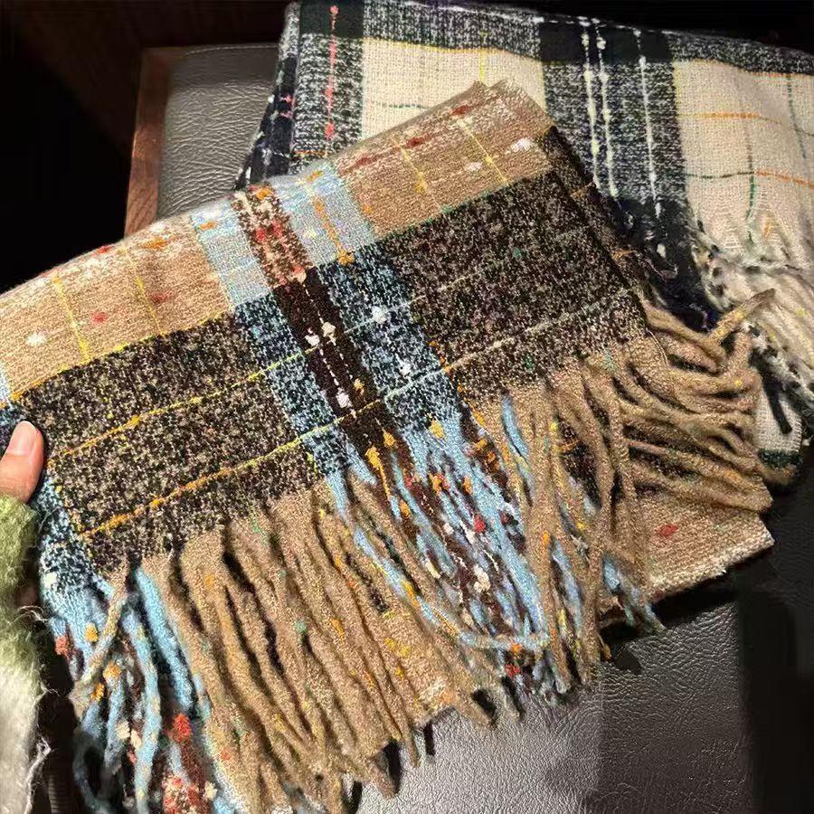 

Полный Серии Галактики~ Осень и Зима Новый Контрастный Шарф Теплый Шарф Полный Галактики Супер Толстый 65*180*10 верблюд