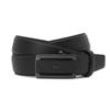 Black Check Pattern Matte Buckle Automatic Belt Dbbe3e089bk