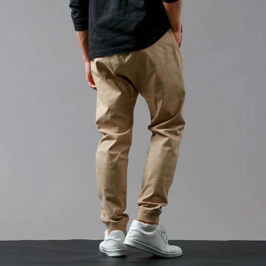 Gerry Men's Winter Climbing Pants, Chinos, Stretch Jogger Pants, Work Pants, Easy Pants, UV Protection, Outdoor Pants, Beige, Size S
