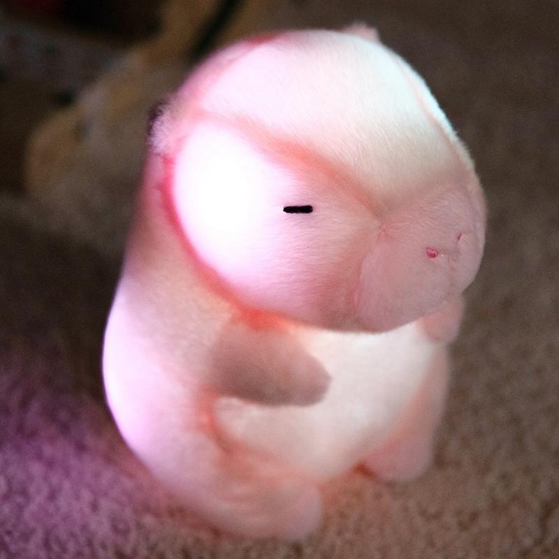 Plush Toys Capybara That Emit Light Childrens Cartoon Animal Toys Gifts Holiday