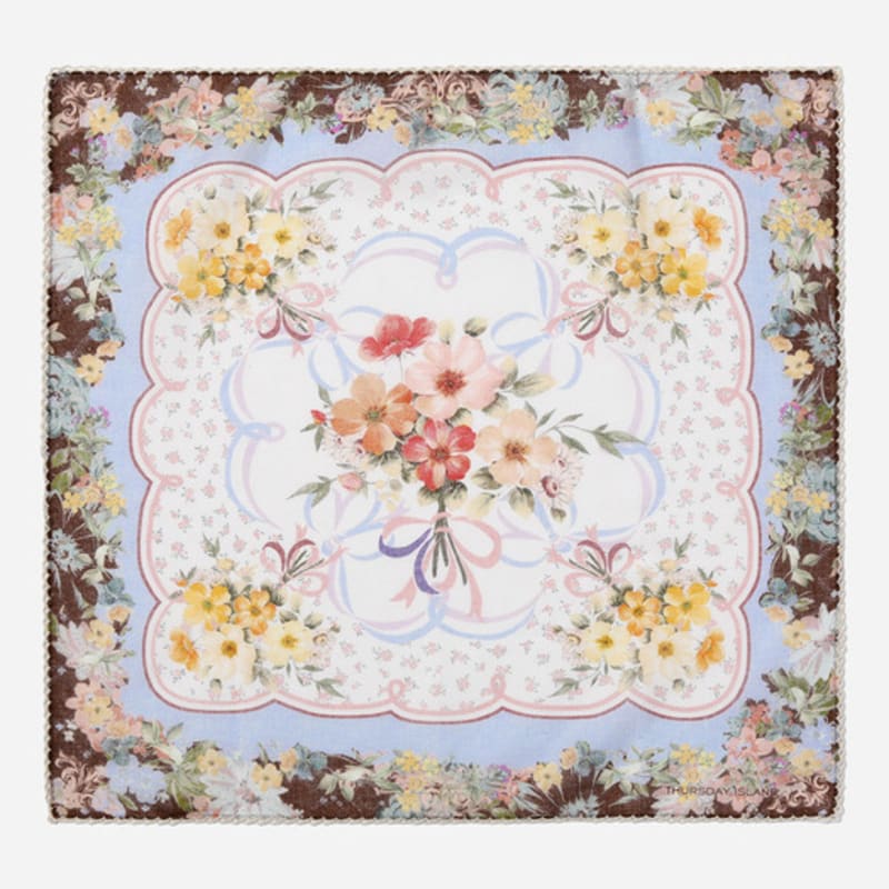 Thursday Island Square Flower Garden Bandana_T256MHC144W