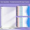 A4 Transparent Document Organizer - Leaf Folder, Office Storage, Test Paper Holder