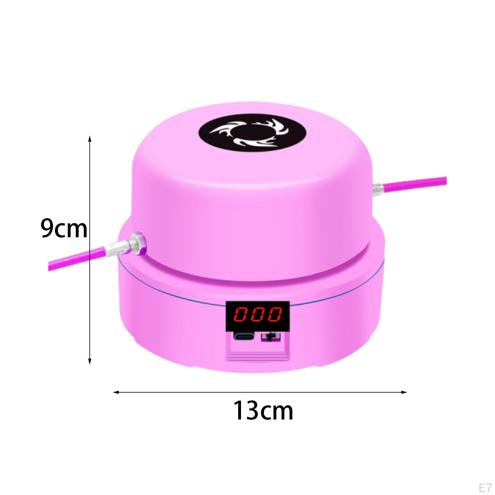 

Носимая скакалка-машина Перезаряжаемая Долговечная Развлекательная Автоматический подсчет Взрослые Электрическая Скакалка для Фитнес-тренировок розовый