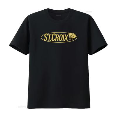 St Croix Fishing Rods Men's Black Size S 5XL T Shirt Graphic Unisex Casual Soft Streetwear St