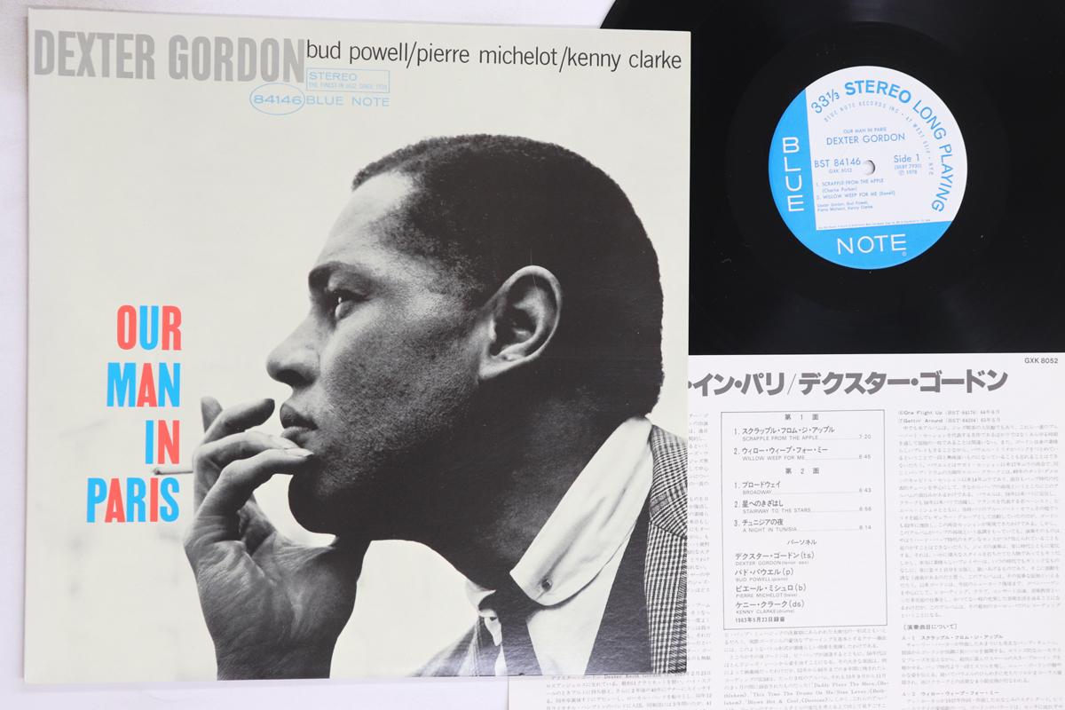 

LP Record DEXTER GORDON - Our Man In Paris GXK8052,BST8414 BLUE NOTE 1978 Japan Jazz Used