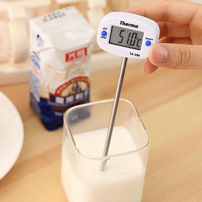 Termometro digitale per alimenti da cucina Bbq con ago, per carne, frittura, cena, cucina domestica, termometro per alimenti con ago da forno