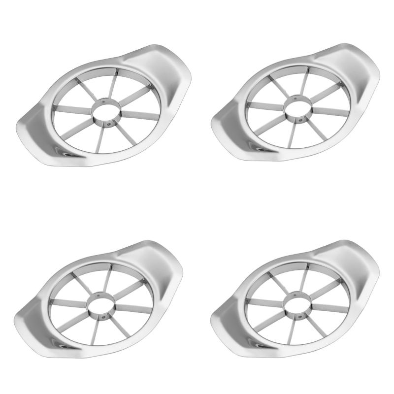 Multifunktionale Obst-Hilfsform Küchenhelfer Edelstahl Komfortgriff Teiler Apfelschneider Gemüse Obst Werkzeuge