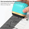 Wide-Sized Identity Privacy Roller Seal Specifically Designed For Blocking Confidential Addresses And Protecting Privacy