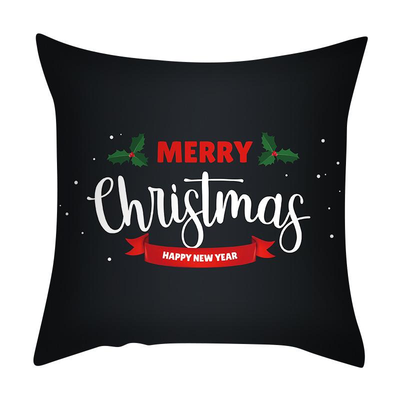 Pillowcase Christmas Cartoon Nordic Cross-border Special for Living Room Bedroom Cushion Pillow