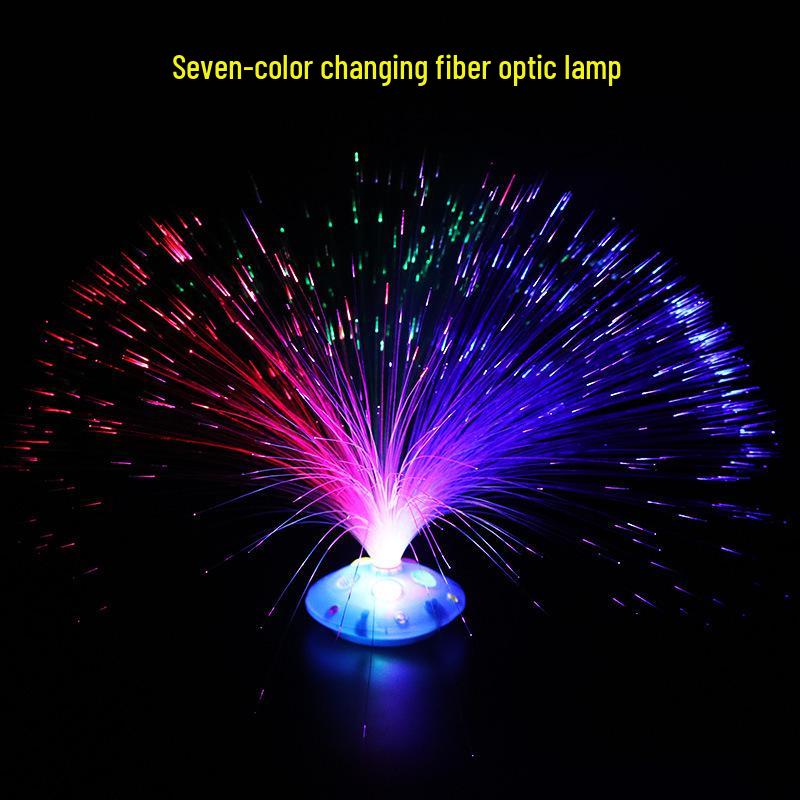 Color-Changing Fiber Optic Flower Lights - Flashing Gypsophila Novelty Toys
