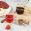 Wooden Small Milk Tank With Handle Milk Cup Cup Coffee Cup Glass