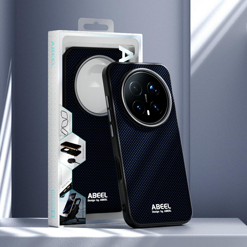 ABEEL Do Honor Magic8 Pro 5G Magnetyczne Etui Drukowane PC TPU Stop Aluminium Skórzane Pokrowiec na Telefon