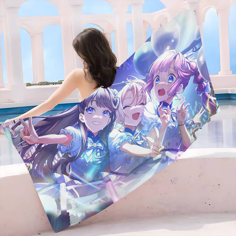 Anime Link! Like! Love Live! Big Microfiber Beach Towels Quick Dry Towel Sand Beach Towels Pool Towel For Travel Swim Pool Yoga