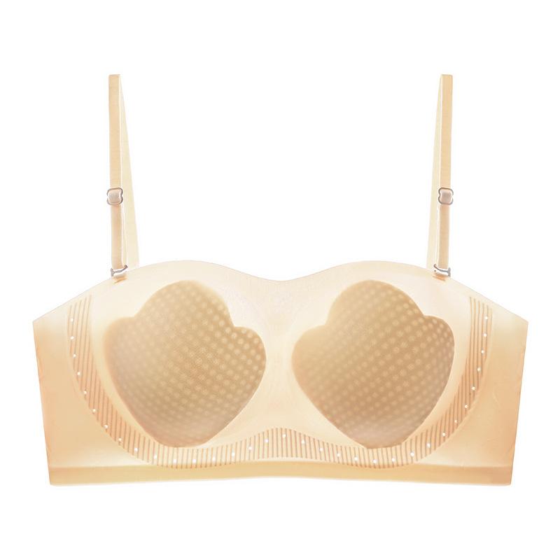 Thin Seamless Lingerie Women's Gathering Bra Anti-sagging Breast Retraction Comfortable and Breathable Bra Push Up Bra
