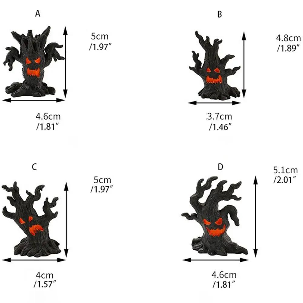 Kunstharzhandwerk Simulation Baumgeist Ornamente Cartoon DIY Geist Pfahl Ornamente Handgefertigte Baumgeist Miniaturen