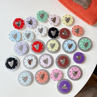 Creative Heart-Shaped Airbag Phone Holder & Retractable Desktop Stand for Watching Dramas