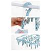 Swivel Clothes Hanger Drying Rack With 32 Clips Sock Dryer Underwear Clips Clothes Dryer Rack Lingerie Hangers For Socks Bras