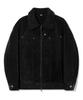 Trillion Sherpa Corduroy Studded Western Jacket_Black