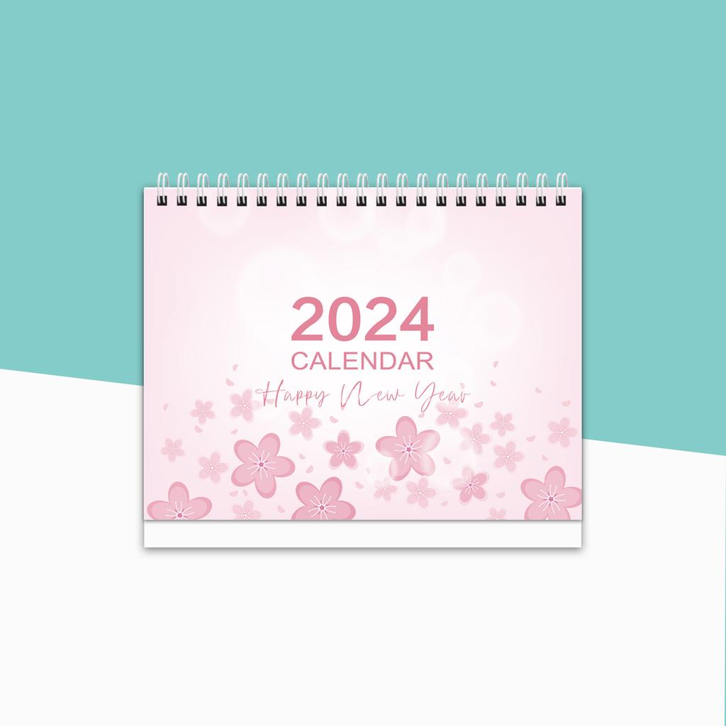 23x19cm Large Desk Calendar 2025 Standing Flip Desktop Calendar Daily Planning Monthly Calendar For Home Recording Events