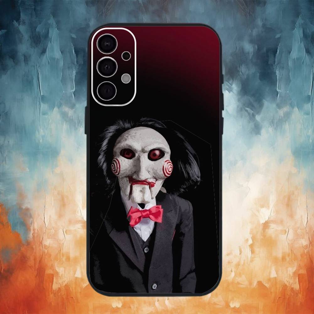 Saw Jigsaw Phone Case For Samsung S25,S24,S21,S22,S23,S30,Ultra,S20,Plus,Fe,Lite,Note,10,9,5G Black Cover