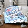 1pc Lucky Rabbit Blanket Lightweight Flannel Throw for Sofa Bed Travel Camping Livingroom Office Couch Chair