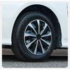 15 inch Knife Style Hubcaps Black & Silver Wheel Covers for Cars Set of 4 Fits Honda Volkswagen, Chevy, Mazda,Dodge Hub Caps