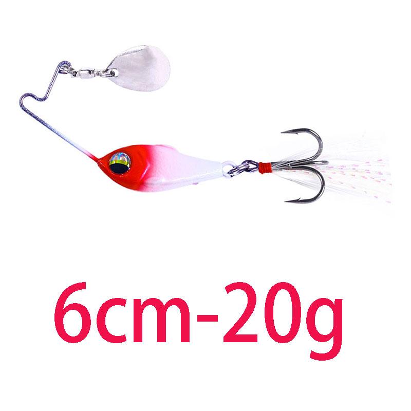 4g 8g 10g 15g 20g Fishing Lures Wobble Rotating Metal Vib Vibration Bait Fishing  Artificial Hard Baits Spinner Spoon Lure Pesca
