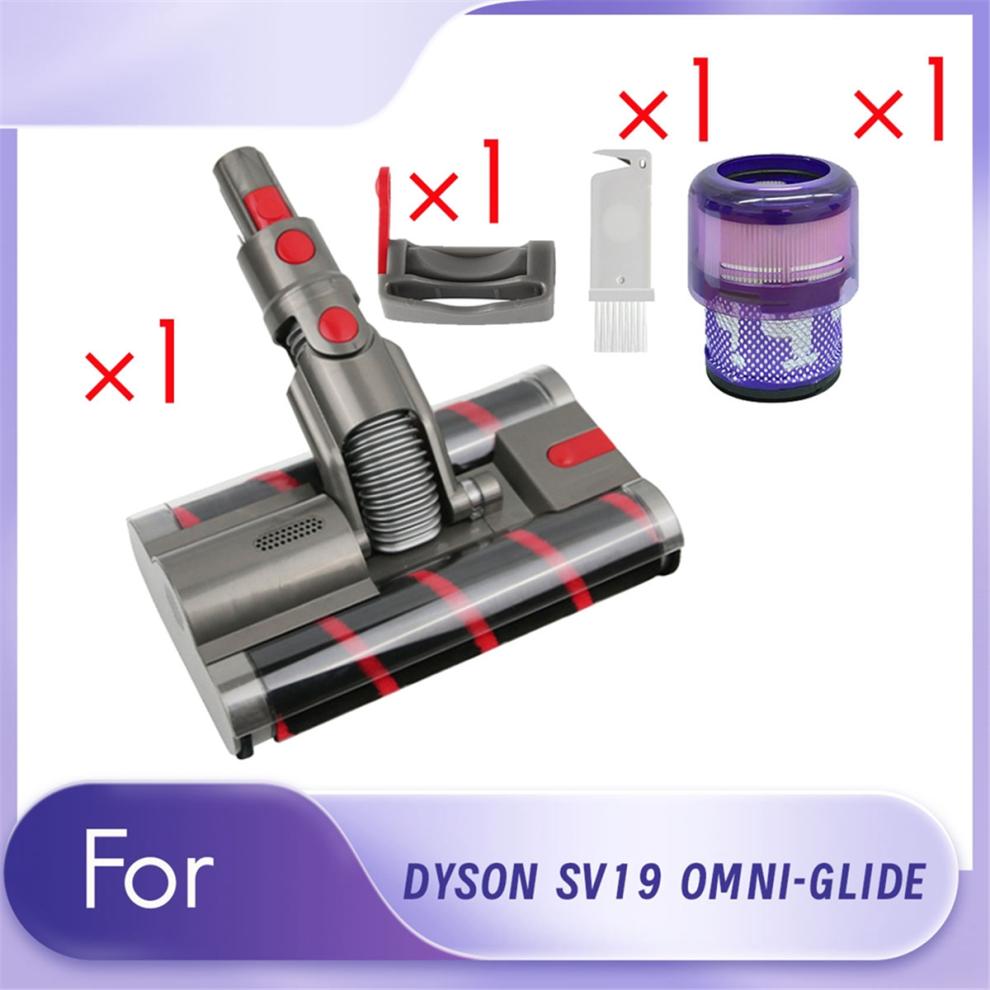 Dyson SV19 Dual Roller Brush Kit + SV19 Filter + Lock Switch