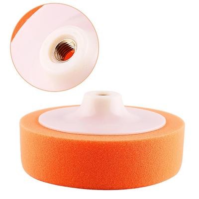 Sponge Polishing Pad Wheel Orange Sponge Polishing Pad Buffing Pad  Auto Detailing Shop