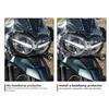 Heat Resistant Headlight Protector Cover Suitable for Adventure Motorcycles Lightweight Design Enhanced Lens Protection