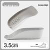 7-Minute Height-Increasing Insoles: Women's & Men's Invisible, Breathable, Sweat-Absorbing, Antibacterial, Anti-Odor PU Sports Shoes