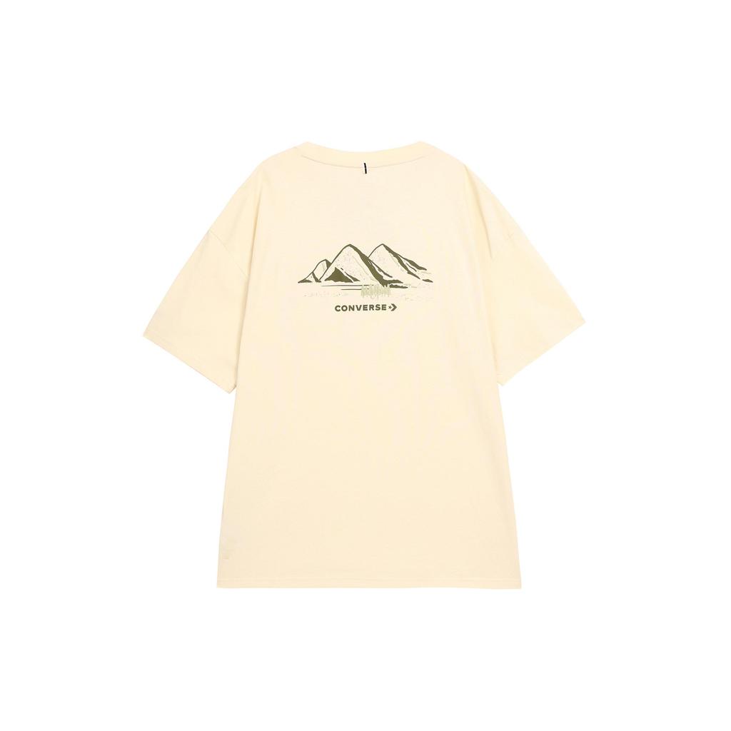 Converse GO OUTDOOR OVERSIZED POCKE T Shirt Men's White 10024357-A01