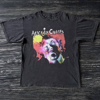 Alice In Chains FACELIFT Tour Grafické Černé Bavlněné Tričko Unisex Tričko