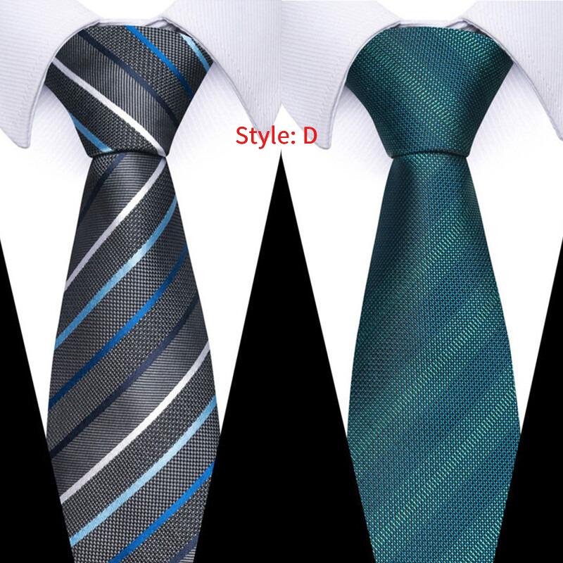 2PCS Formal Necktie Mens Standard 8cm Blue Business Professional Paisley Ties Wedding Suit Accessories Jacquard Weave Tie Men
