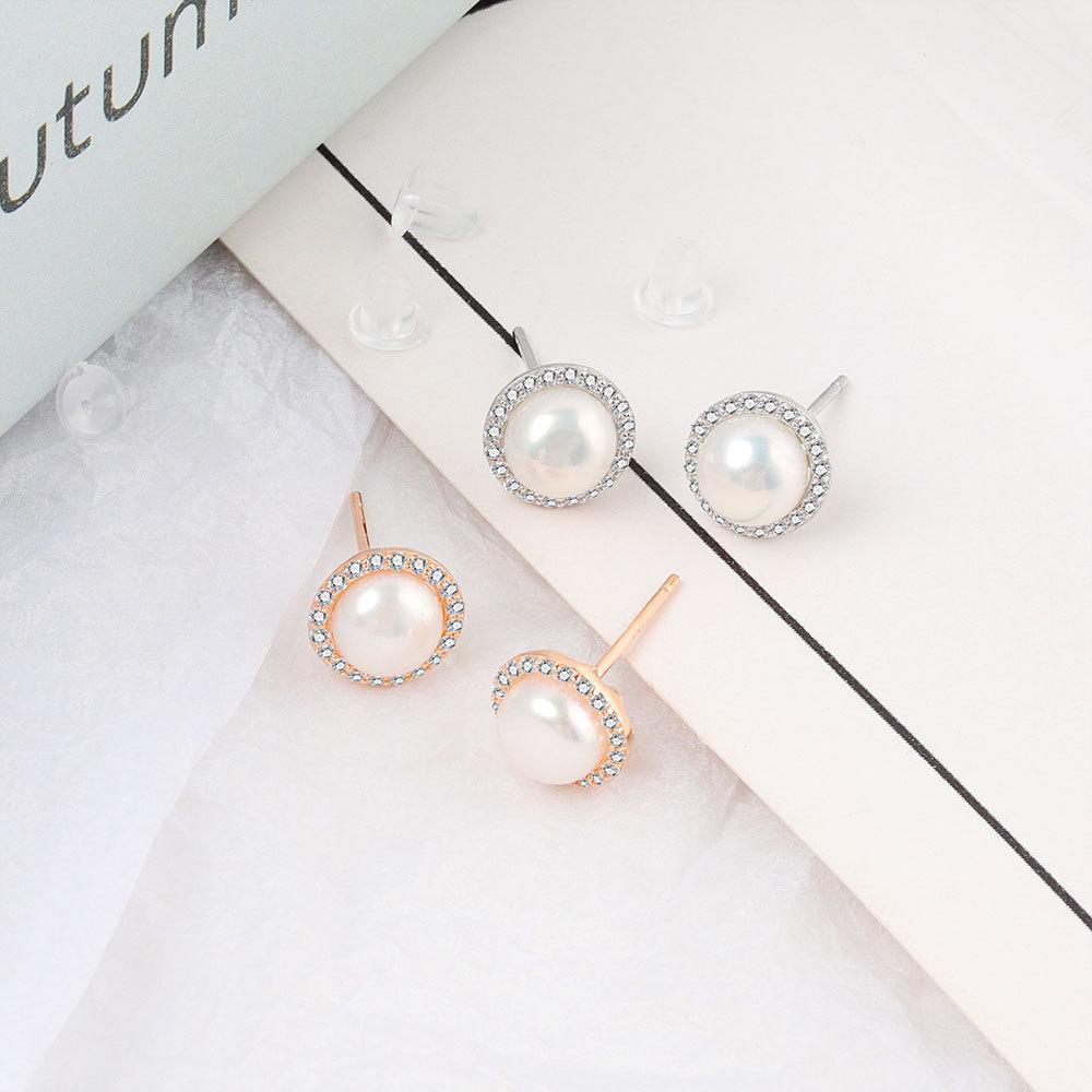Tancise 925 Sterling Silver Zircon Earrings Drop Earrings For Women Wedding Party Gifts