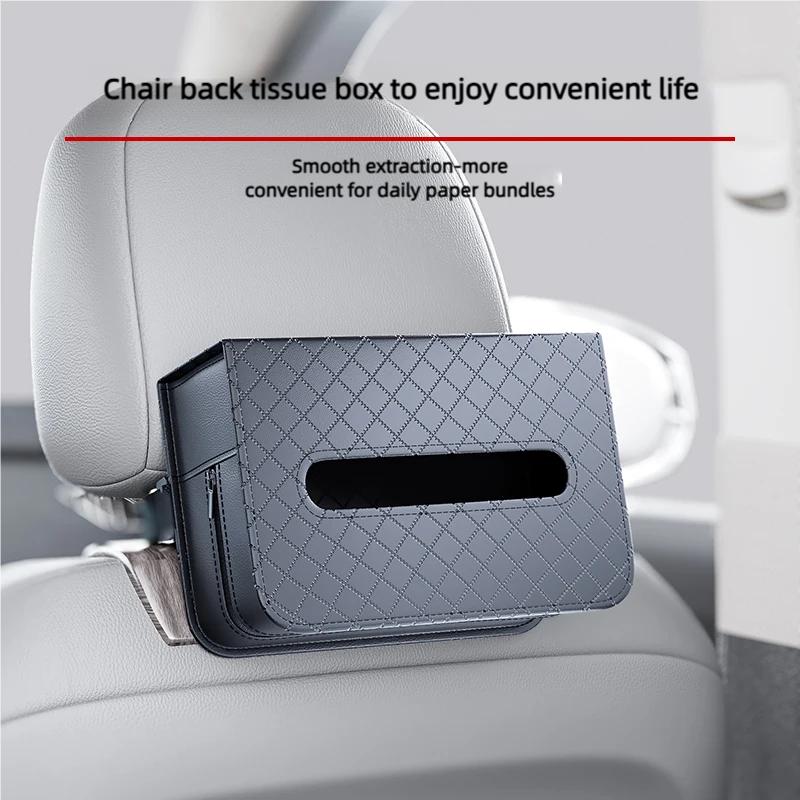 Multi-Functional Tissue Bag Car Interior Detachable Strap Can Be Placed In Any Home Location As a Tissue Box